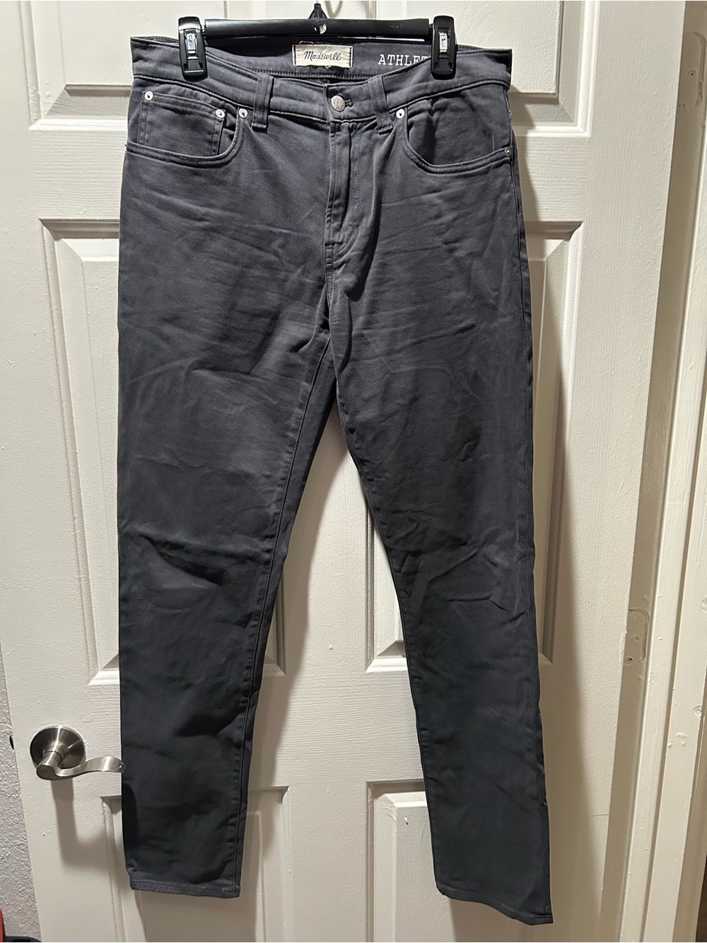 Madewell Men's Athletic Slim Gray Denim Jeans Size 34 x 33